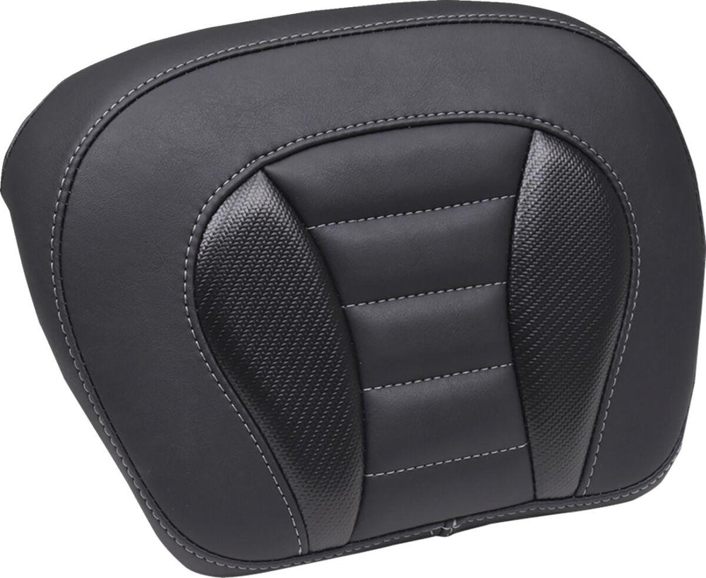 Mustang Deluxe Touring Chopped Tour Pack Sissy Bar Pad For Harley Davidson FLHX 1923 2024-2026 - Black/Grey