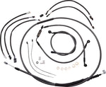 Magnum Shielding KarbonFibr Designer Handlebar Cable Install Kit For Harley Davidson FLTRK 1868 2024 30.5 - 35.5cm (12" - 14") - Carbon Fiber Silver