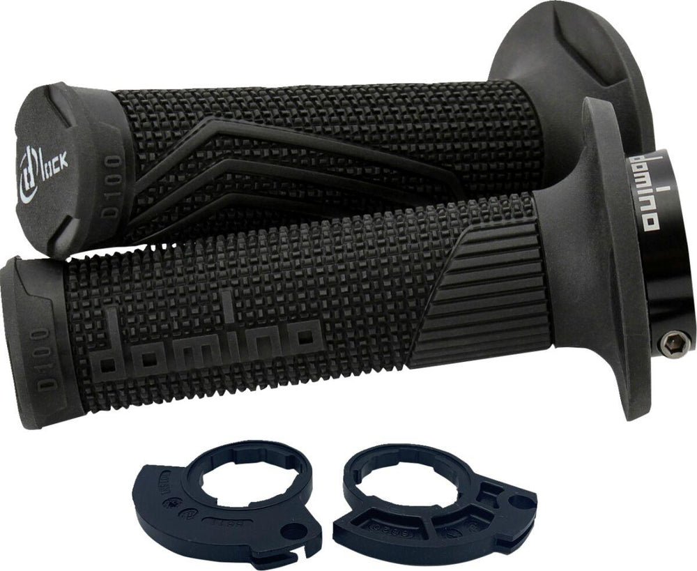 Domino D100 D-Lock Single Cable Grips - Black