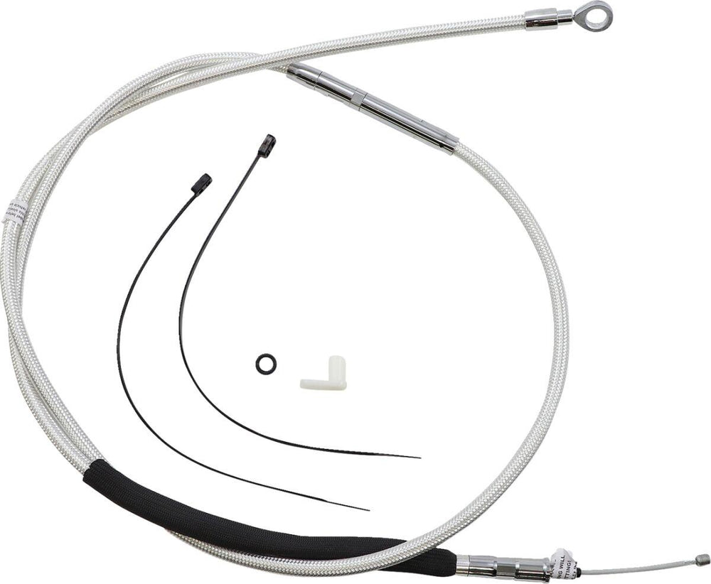 Magnum Shielding Sterling Chromite II Clutch Cable For Harley Davidson FLHR 1584 2008 172 cm (67-11 16") - Chrome