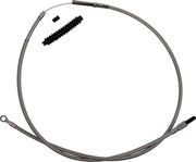 Barnett Stainless Steel Clutch Cable For Harley Davidson FLFB 1750 2018-2020 Standard - Silver