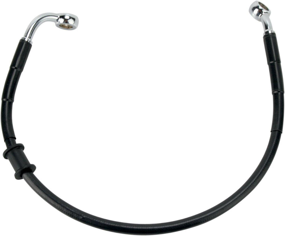 Drag Specialties Stainless Steel Brake Hose Kit For Harley Davidson FLD 1690 2012-2013 Rear - Black