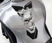 Onedesign Resin/Soft Touch Tank Pad - Skull Black/White