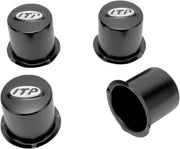 ITP Replacement Delta Wheel Centre Caps For Suzuki LT-A 450 X 4X4 2007-2009 - Black