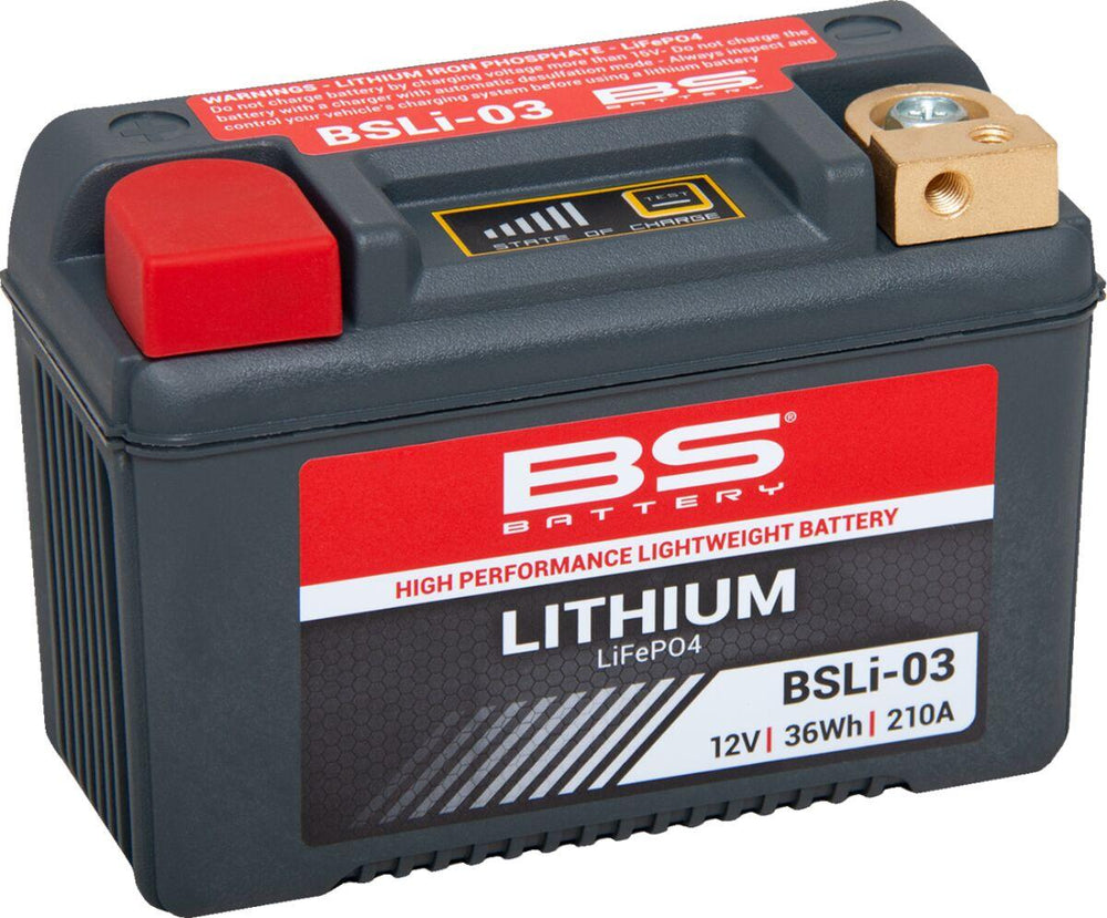 BS Battery Lithium LiFePO4 Battery For Arctic Cat Textron 150 2X4 - Black