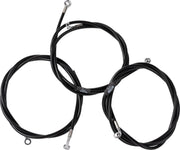 LA Choppers Brake Line Kit For Harley Davidson FLHRXS 1868 ABS 2024 08-10 FL 24+ Black