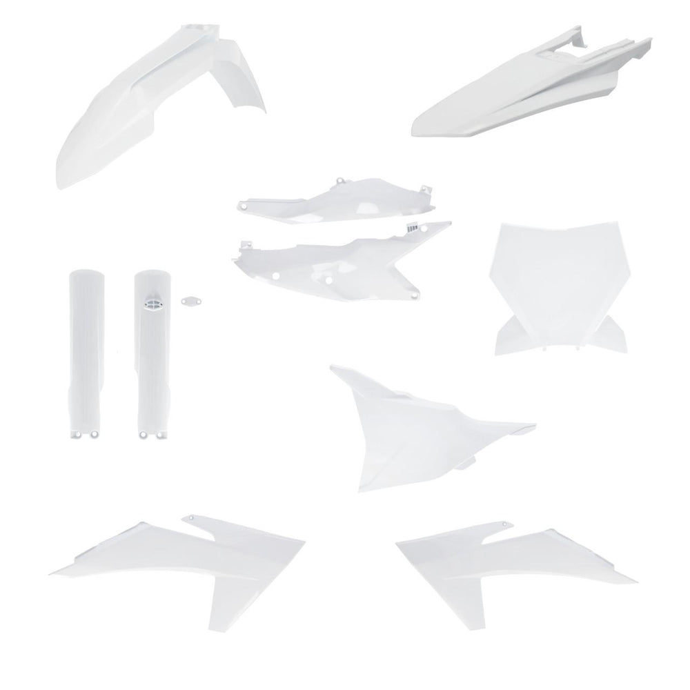 Acerbis Full Plastics Kit For KTM SX 125 250 300 & SXF 250 350 450 2023-2024 - White
