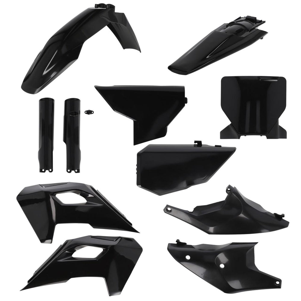 Acerbis Full Plastics Kit For Husqvarna FC 250 350 450 & TC 125 250 & TX300 2024-2025 - Black