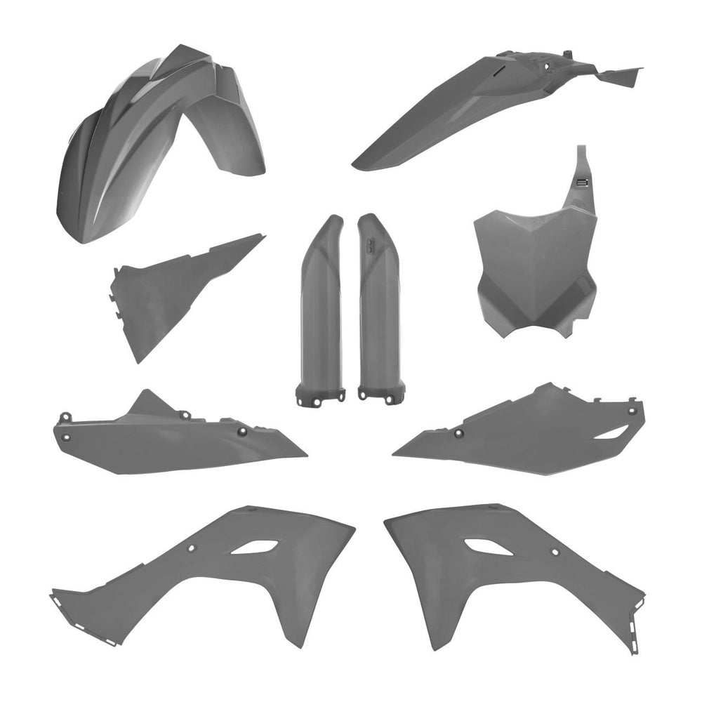 Acerbis Full Plastics Kit For Kawasaki KXF250 2025-2026, KXF450 2024-2026 - Grey