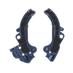 Acerbis X-Grip Frame Guards For KTM SX65 & Husqvarna TC65 & Gas Gas MC65 2024-2025 - Blue Black