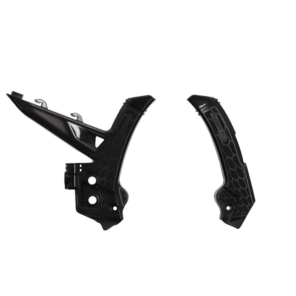 Acerbis X-Grip Frame Guards For Gas Gas EC 250 300 & EC 250 350 450 500 F 2024-2025 - Black