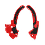Acerbis X-Grip Frame Guards For KTM SX50 & Husqvarna TC50 & Gas Gas MC50 2024-2025 - Red Black