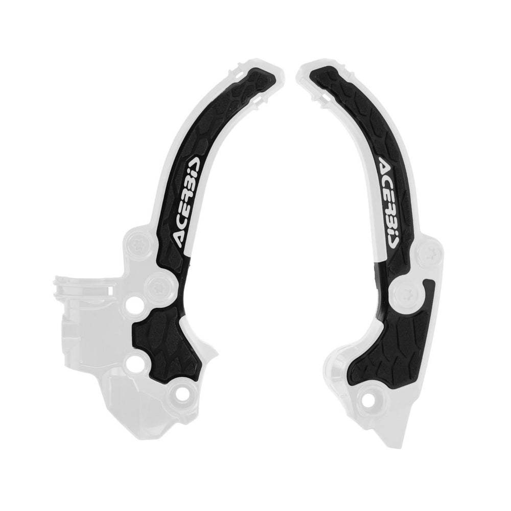 Acerbis X-Grip Frame Guards For KTM SX50 & Husqvarna TC50 & Gas Gas MC50 2024-2025 - White Black