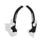 Acerbis X-Grip Frame Guards For KTM SX50 & Husqvarna TC50 & Gas Gas MC50 2024-2025 - White Black