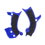 Acerbis X-Grip Frame Guards For Yamaha WRF250 2025 & WRF450 2024-2025 - Blue Black