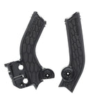 Acerbis X-Grip Frame Guards For Kove 450 Rally 2023-2025, 450 Rally Pro 2023-2024 Black