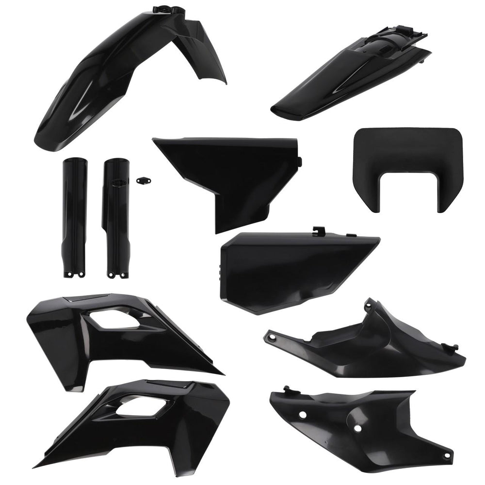 Acerbis Full Plastics Kit For Husqvarna FE 250 350 450 501 & TE 125 150 250 300 2024-2025 - Black