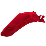 Acerbis Rear Fender With Tail Light For Honda CRF250X 2004-2018 - Dark Red (Bordeaux)