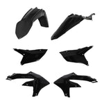 Acerbis Standard Plastics Kit For Yamaha WRF250 2025 WRF450 2024 2025 Black