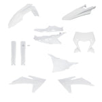 Acerbis Full Plastics Kit For KTM EXC 150 250 300 & EXC-F 250 350 450 500 & XC-W 125 150 250 300 2024-2025 - White