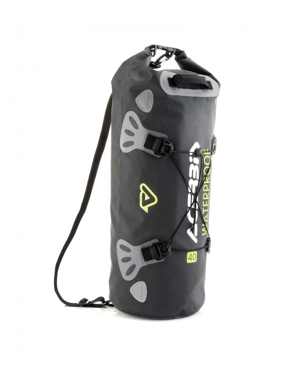 Acerbis Vertical No Water Wateproof Bag - Black Grey 40L