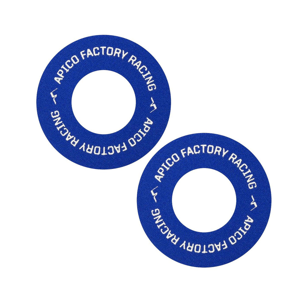 Apico Blister Buster Grips Donuts Pack Of 2 Blue/White
