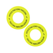 Apico Blister Buster Grips Donuts Pack Of 2 Yellow/Black