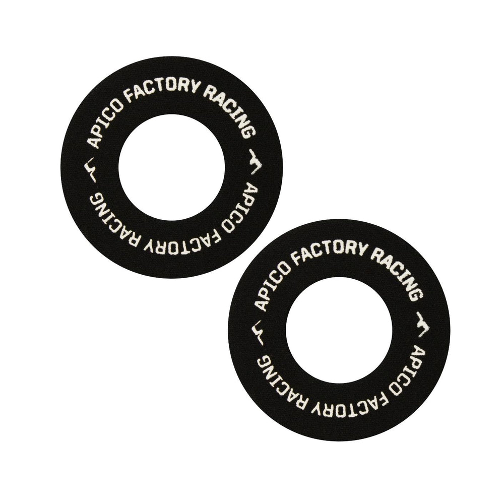 Apico Blister Buster Grips Donuts Pack Of 2 Black/white