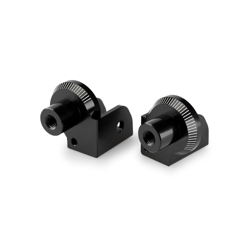 Puig Footpeg Adaptors For Benelli TRK 702 2023-2024 - Black