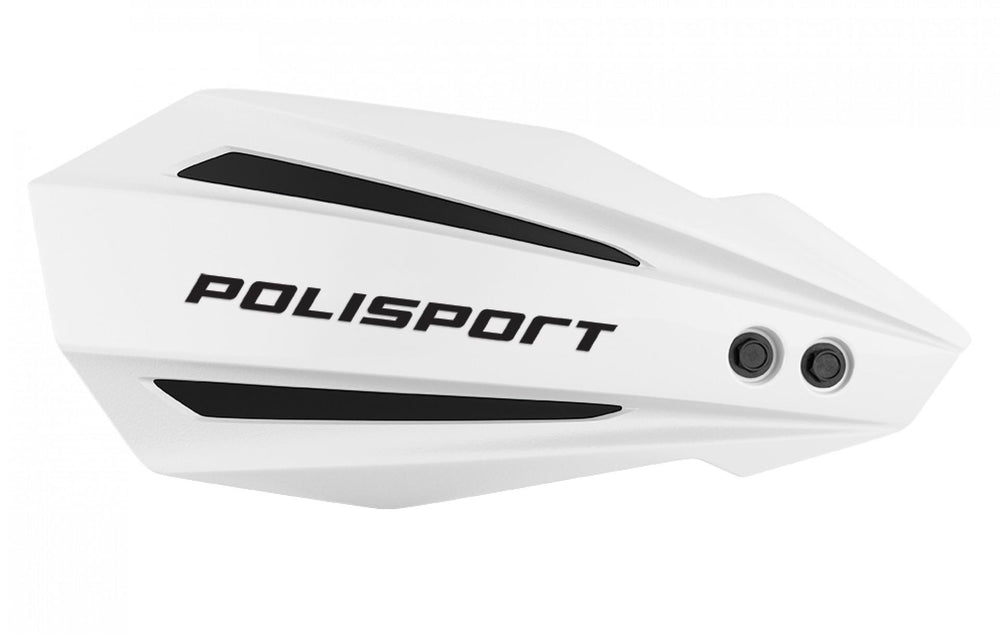 Polisport Bullit Hand Guards For Gas Gas EC/EC-F 2021-2026, Husqvarna TE/FE 2022-2024 White/Black