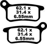EBC TT Sport Carbon Fusion Brake Pads For Husqvarna CR65 2011-2013 Front