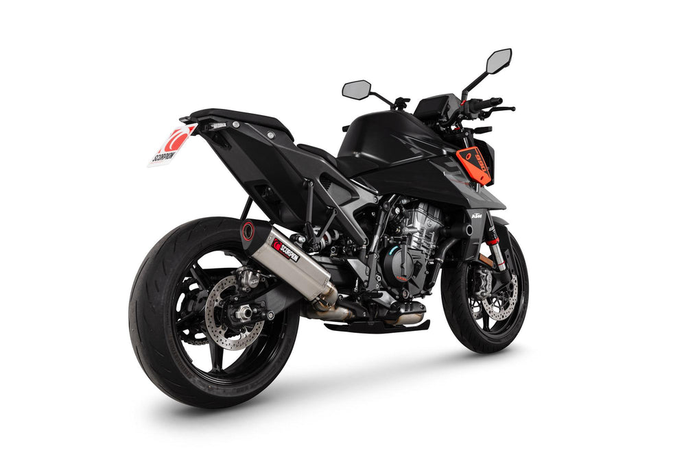 Scorpion Serket Parallel Slip-On  Stainless Steel For KTM 990 Duke 2024-2025