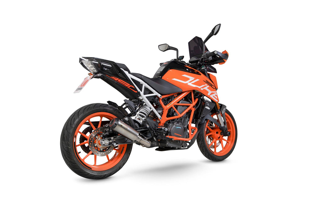 Scorpion Red Power Slip-On Titanium For KTM Duke 390 2017-2020