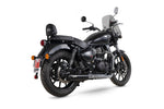 Scorpion Red Power Slip-On Black Ceramic For Royal Enfield Meteor 350 2020-2024