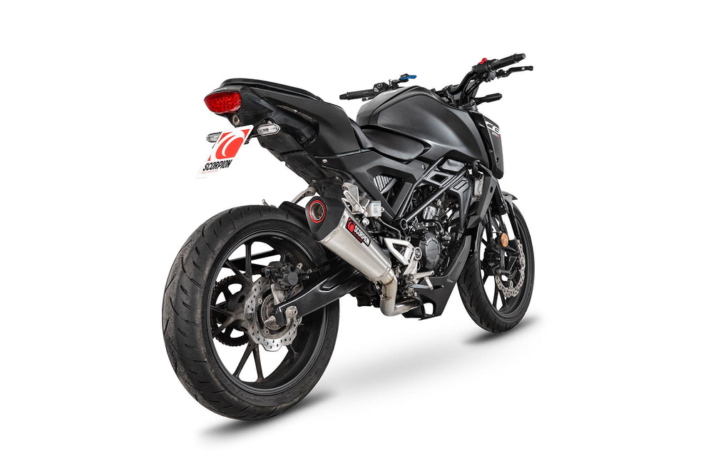 Scorpion Serket Taper Full System Stainless Steel For Honda CB 125 R 2024-2025