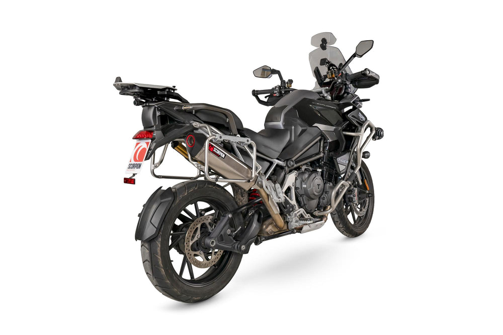 Scorpion Serket Parallel Slip-On Stainless Steel For Triumph Tiger 1200 2022-2025
