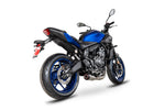 Scorpion Red Power Full System Stainless Steel For Yamaha MT-07 Euro 5+ 2024-2025