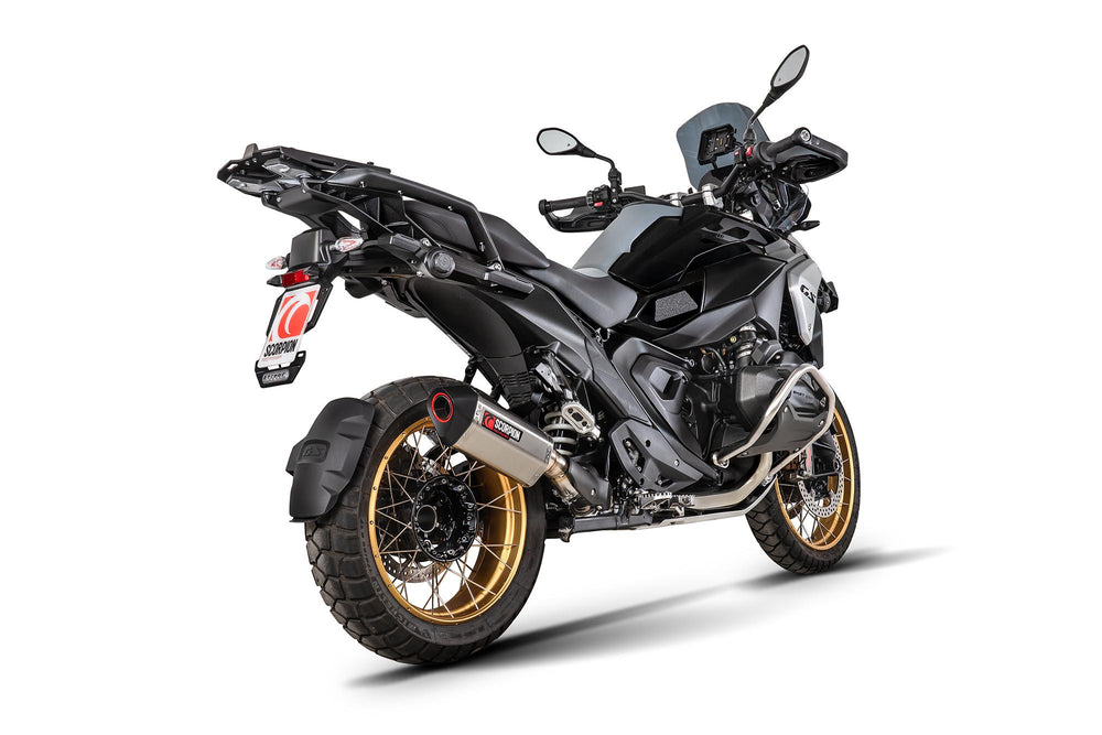 Scorpion Serket Parallel Slip-On Stainless Steel For BMW R 1300 GS 2023-2025