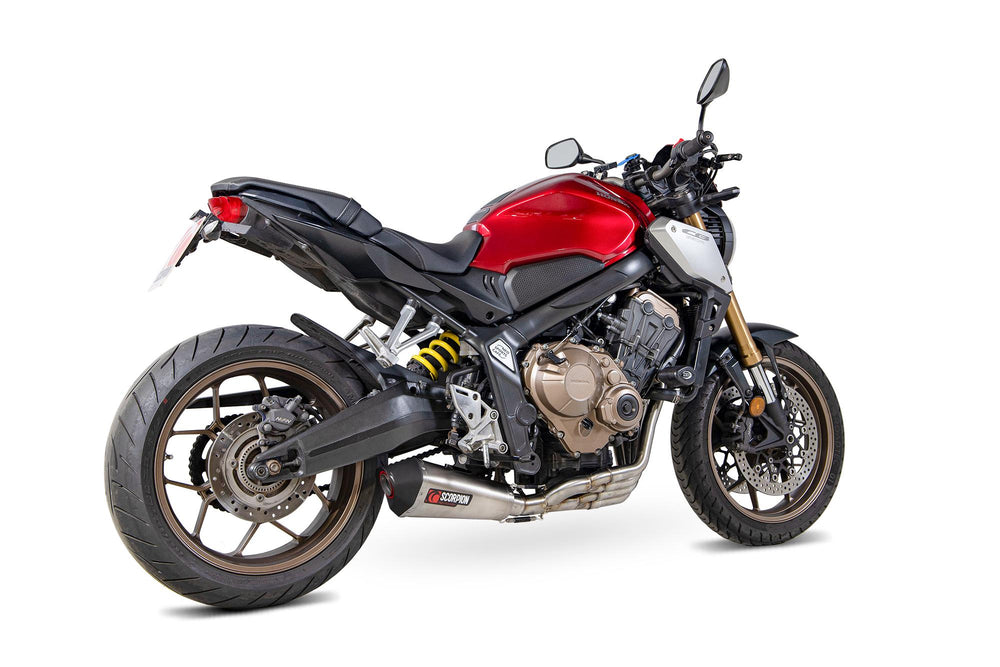 Scorpion Serket Taper Full System Stainless Steel For Honda CB650R Neo Sports Cafe 2019-2023