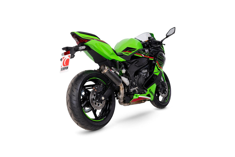 Scorpion RP1-GP Slip-On Carbon Fibre For Kawasaki ZX-4RR 2023-2025