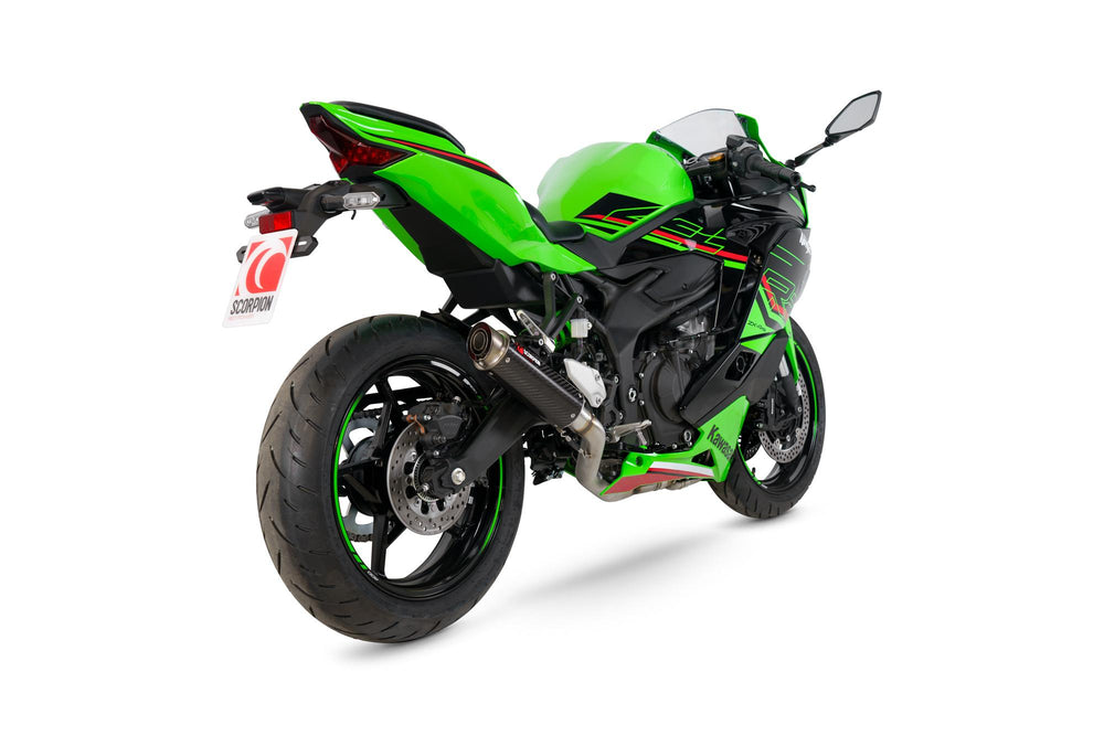 Scorpion RP1-GP Full System Carbon Fibre For Kawasaki ZX-4RR 2023-2025