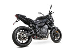 Scorpion Serket Taper Full System Carbon Fibre For Yamaha MT-07 2022-2024