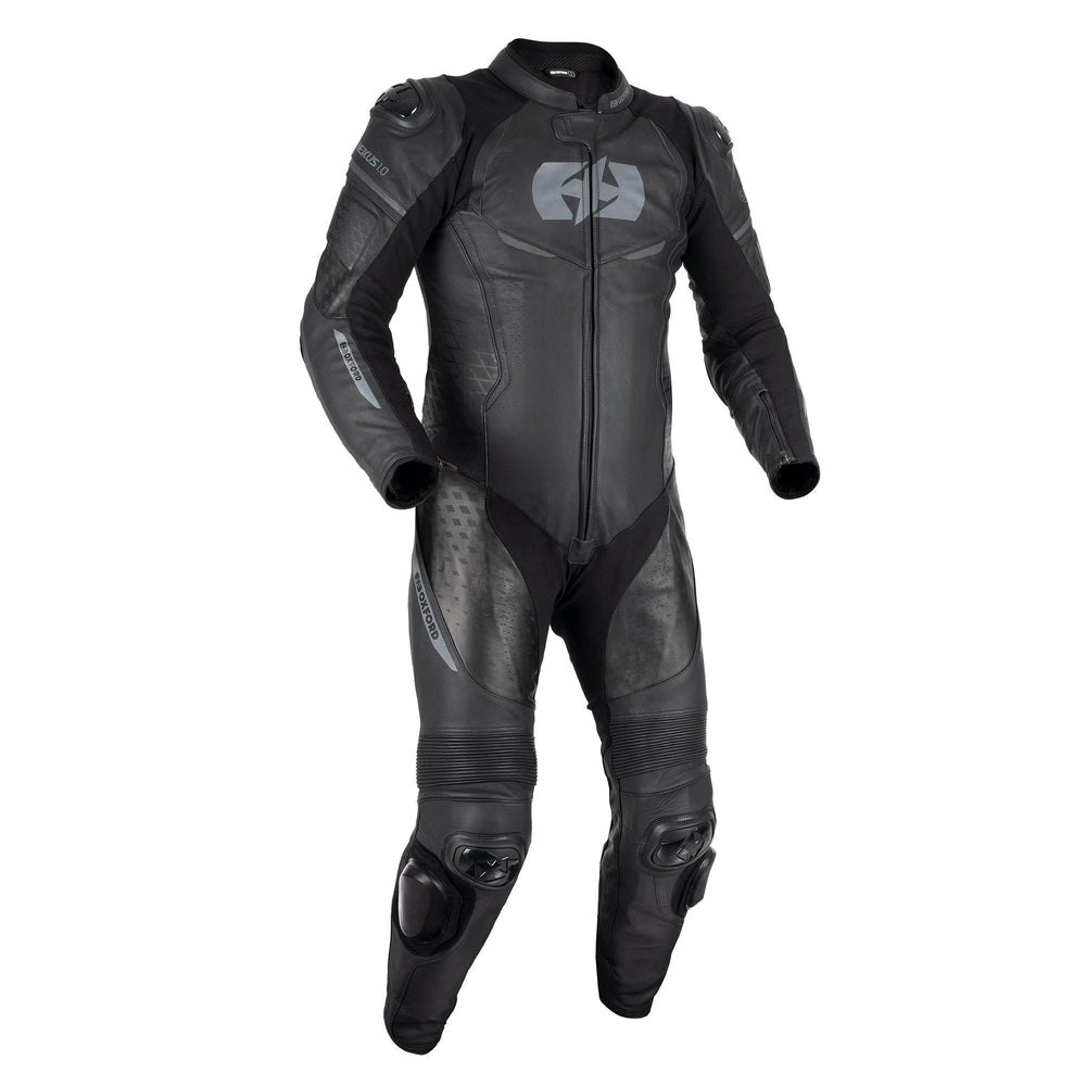 Oxford Nexus 1.0 Leather Men's Suit Stealth Black
