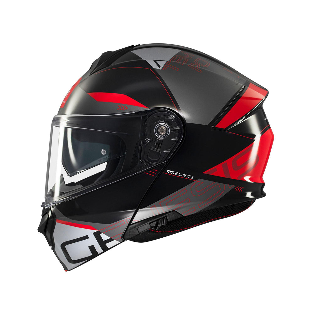 MT Genesis Atempo B5 Gloss Motorcycle Helmet Red