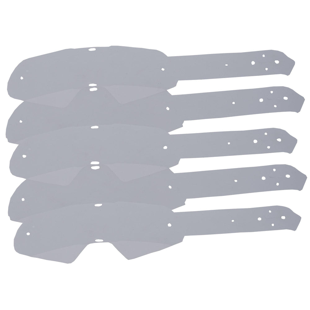 MT MX Evo Tear Off (5 Pk) Motorcycle Helmet Clear One Size