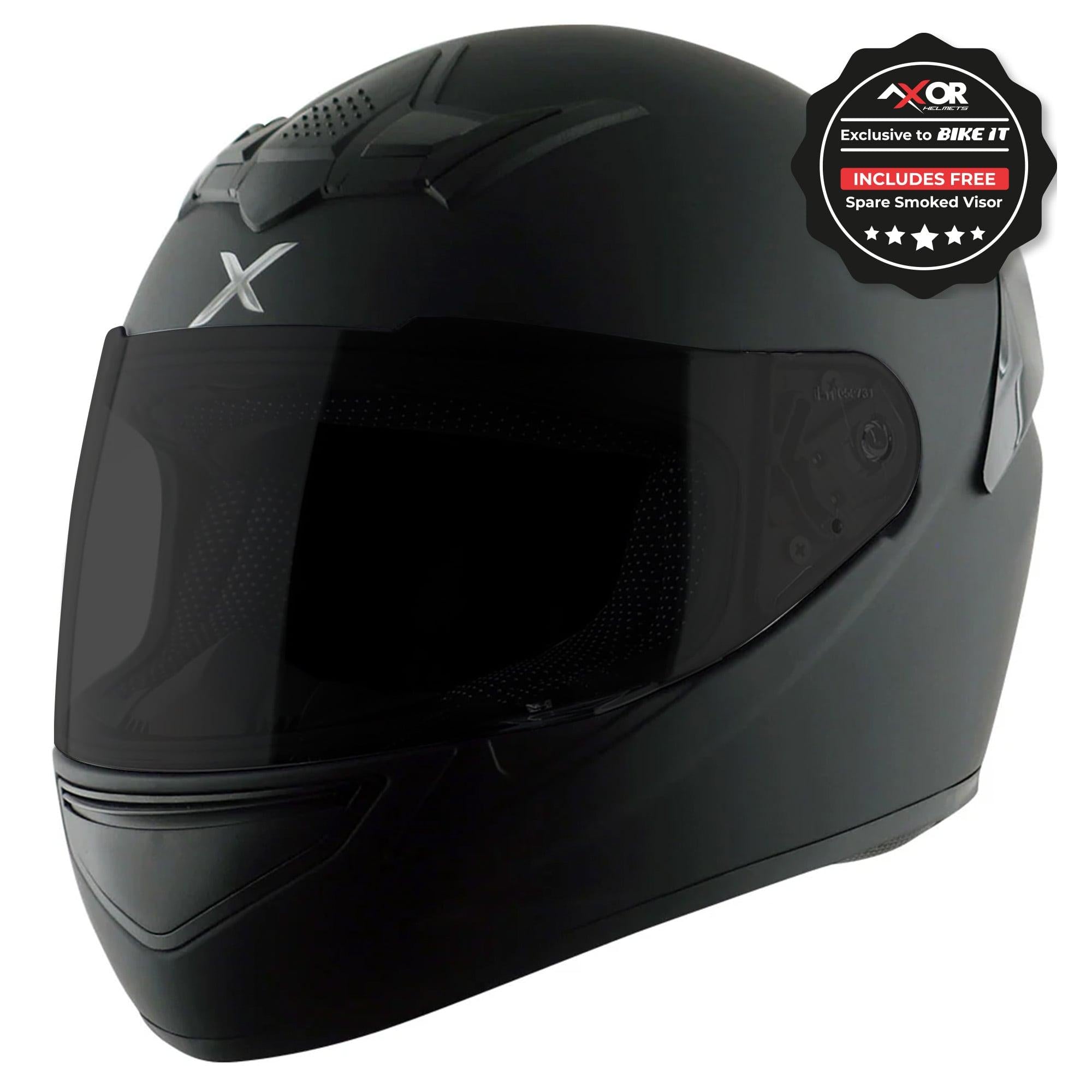 Axor Rage Full Face Helmet - Matt Black – Ghostbikes