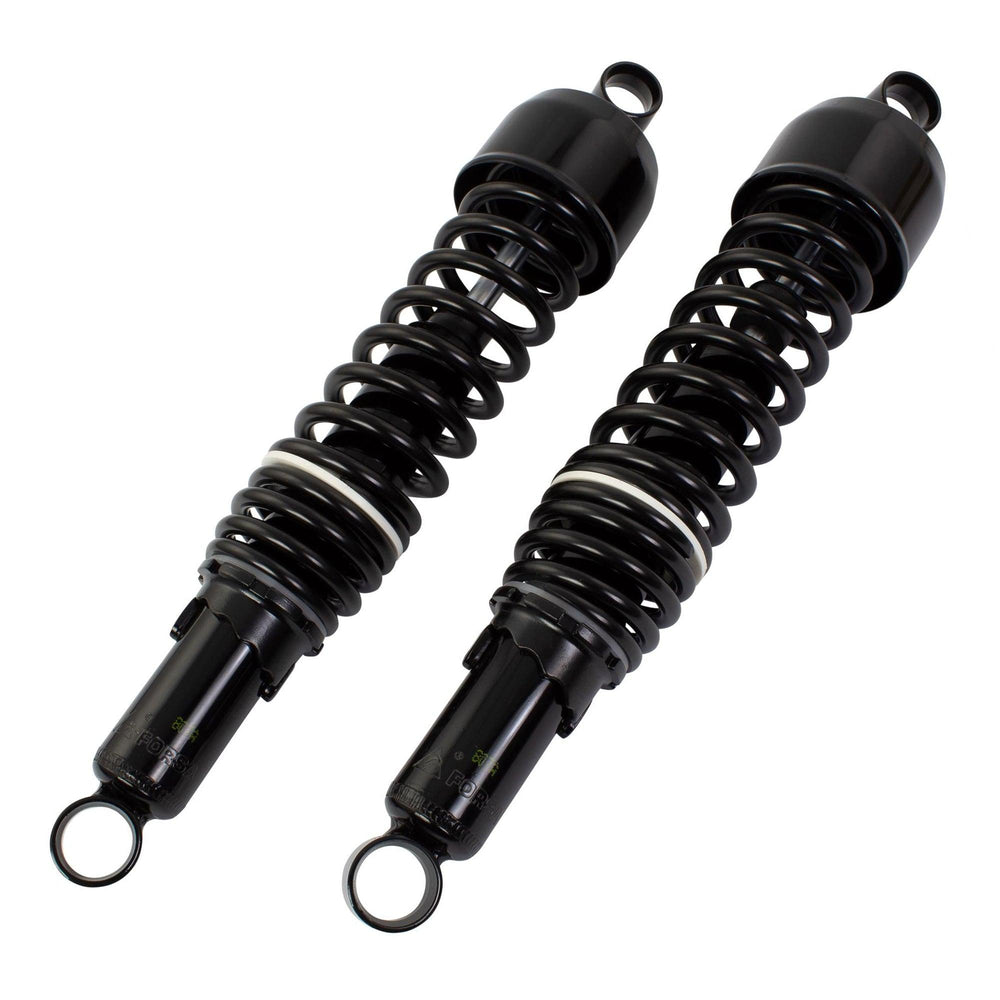 Bike It 365mm Eye To Eye Black Twin Shock Absorbers