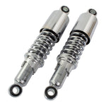 Bike It 270mm Eye To Eye Chrome Twin Shock Absorbers