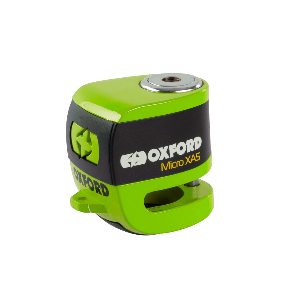 Oxford Micro XA5 Alarm Disc Lock Green