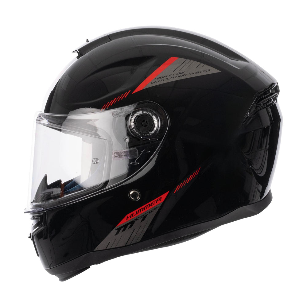 MT Hummer S Solid A1 Motorcycle Helmet Gloss Black